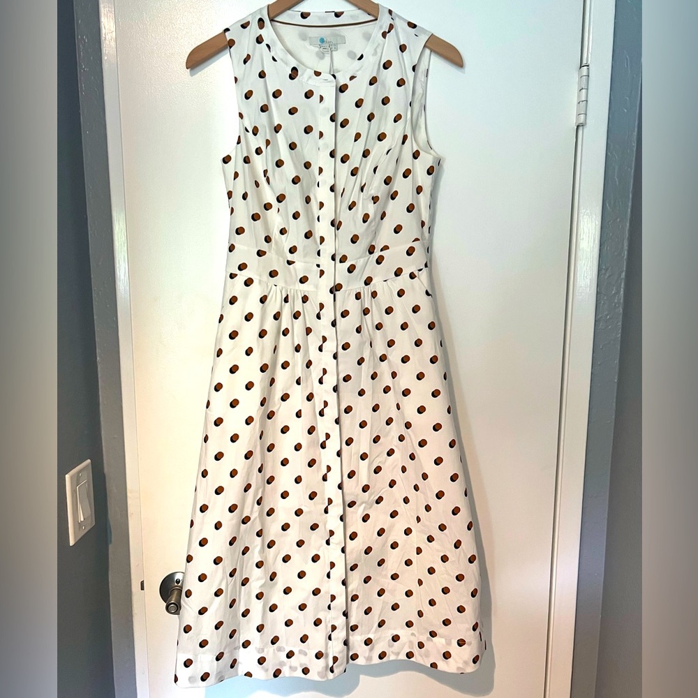 Boden Leila sleeveless shirt dress NWT